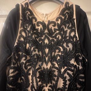 Jovani Elegant Black Lace Evening Dress
